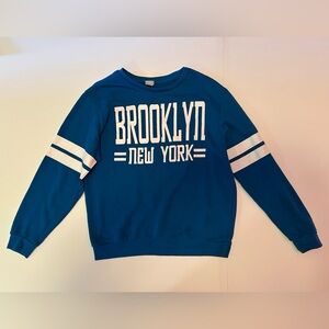 Freeze Blue Brooklyn New York Kids Sweatshirt